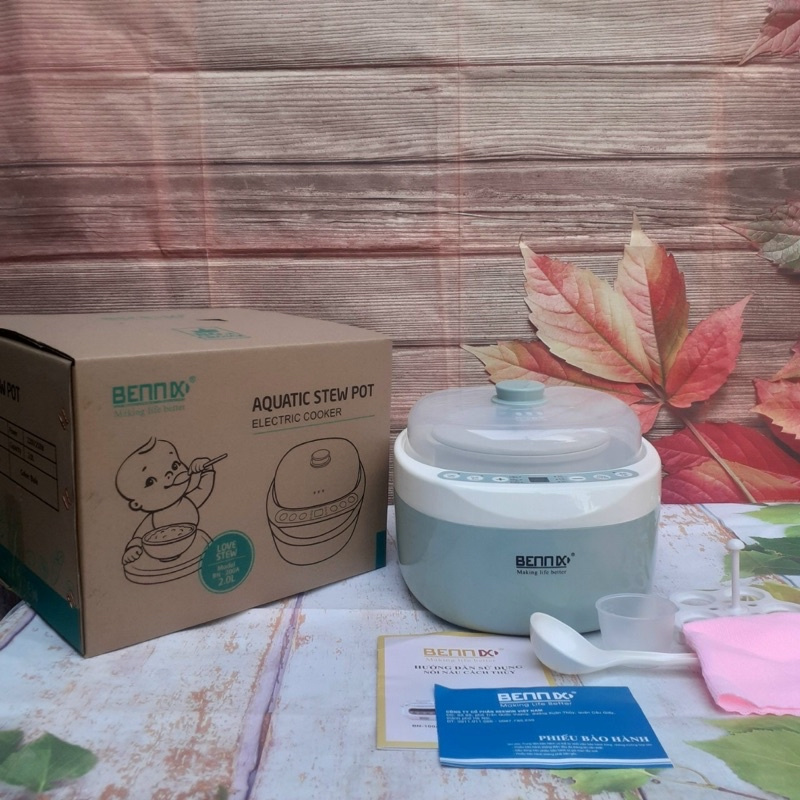 NỒI CHƯNG YẾN ĐIỆN TỬ BENNIX BN-200A 2lÍT CAO CẤP CỦA THÁI LAN