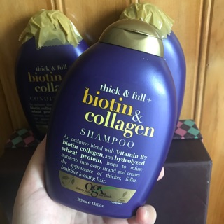 HÀNG MỸ - DẦU GỘI BIOTIN COLLAGEN OGX GIẢM RỤNG - KICH THÍCH MỌC TÓC - TRỊ GÀU 385ML