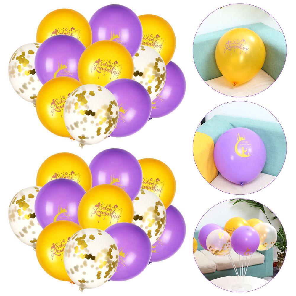 PINEVN Bong Bóng Hình EID Mubarak Trang Trí Tiệc