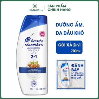 Gội Xả 2IN1 Head & Shoulders Dry Scalp care 700ml Hasaki Sản phẩm chính hãng
