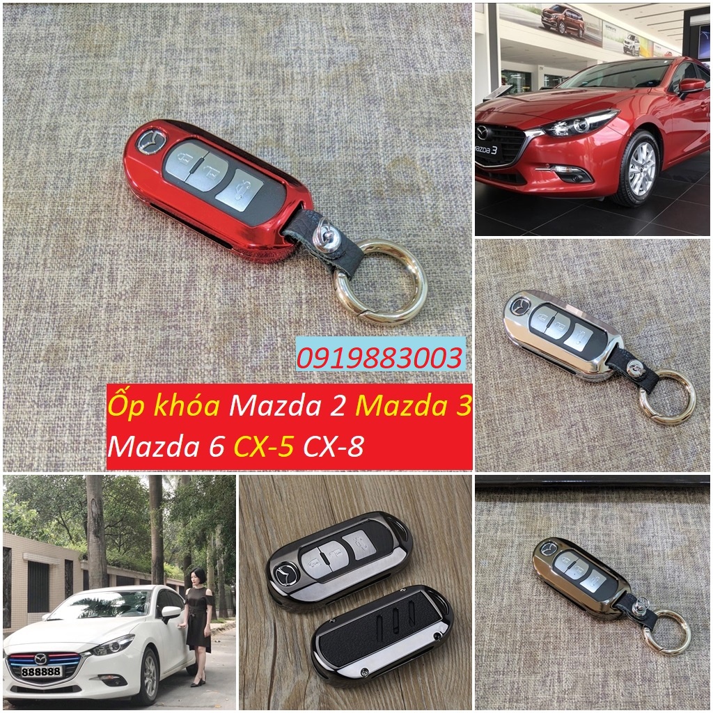 Ốp khóa ô tô mazda 2, mazda 3, mazda 6, mazda cx5, mazda cx8