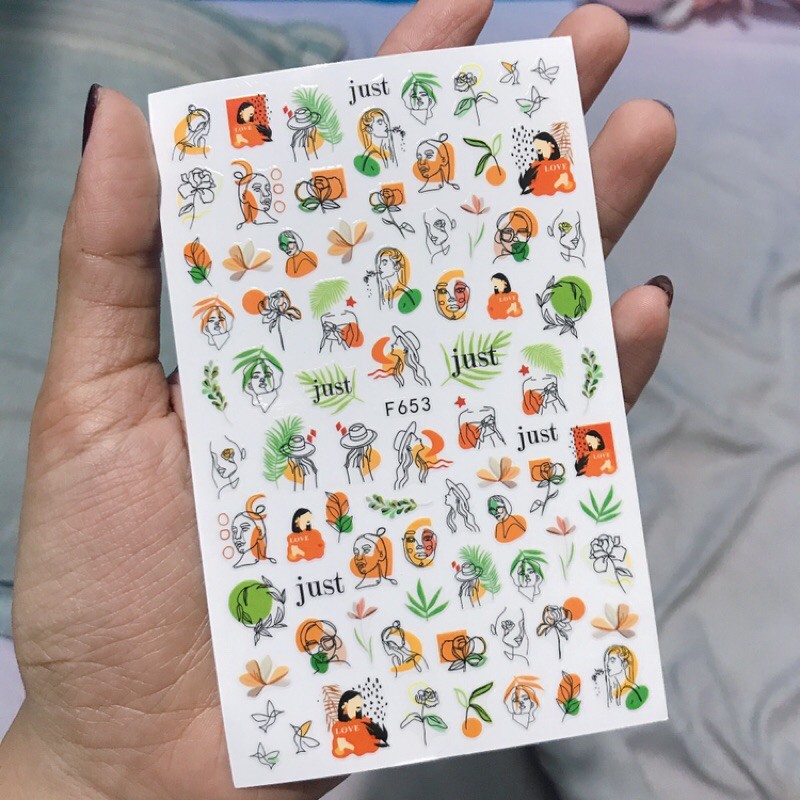 tikker dán nail nhiều hình