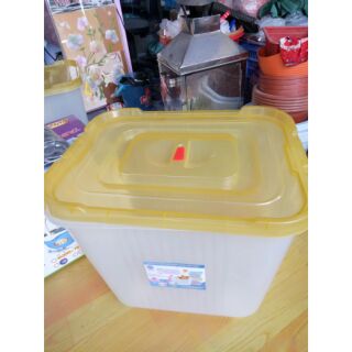 Thùng Đựng Gạo có Bánh xe nhựa siêu dày 50l