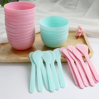 Bát trộn mặt nạ, que trộn mặt nạ, cọ quét đắp mặt nạ - dụng cụ làm mask