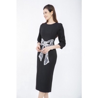 Đầm đen hiệu sixdo size M mới nguyên tag