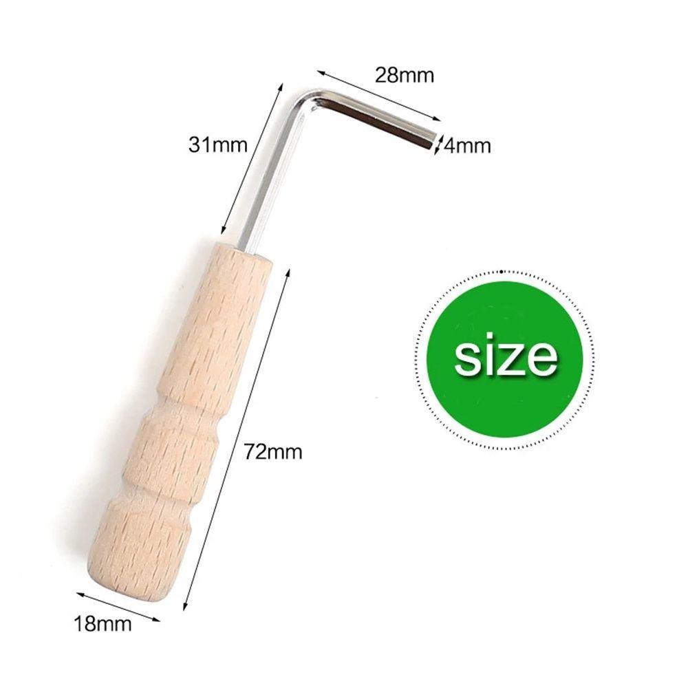 Dụng Cụ Vặn Cần Đàn Guitar DARNELL 4mm Tay Cầm Bằng Gỗ
