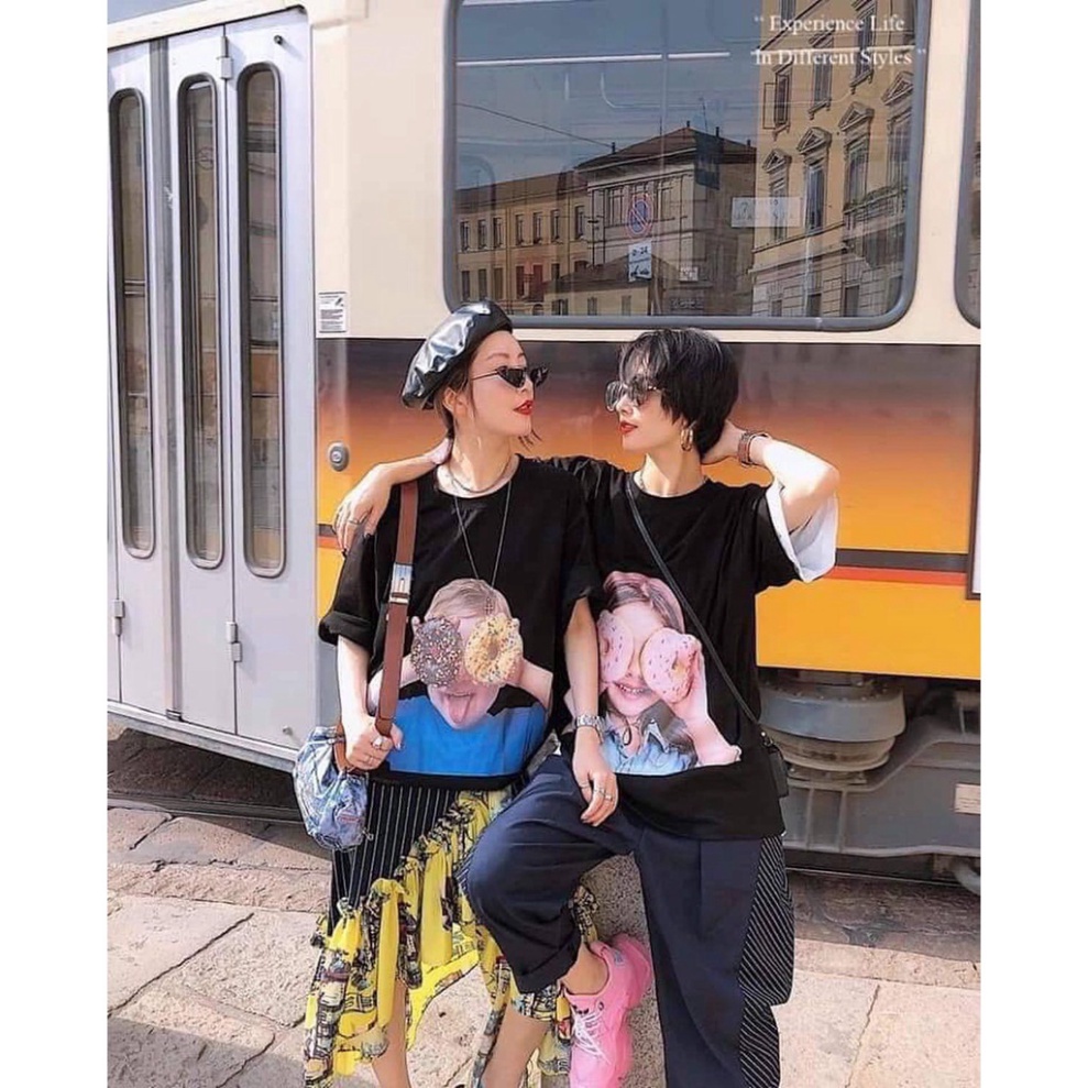 Áo ADLV Thun Cotton CAO CẤP  [Vải Cotton] - Mẫu 43 - Bé Trai Đội Nón | BigBuy360 - bigbuy360.vn