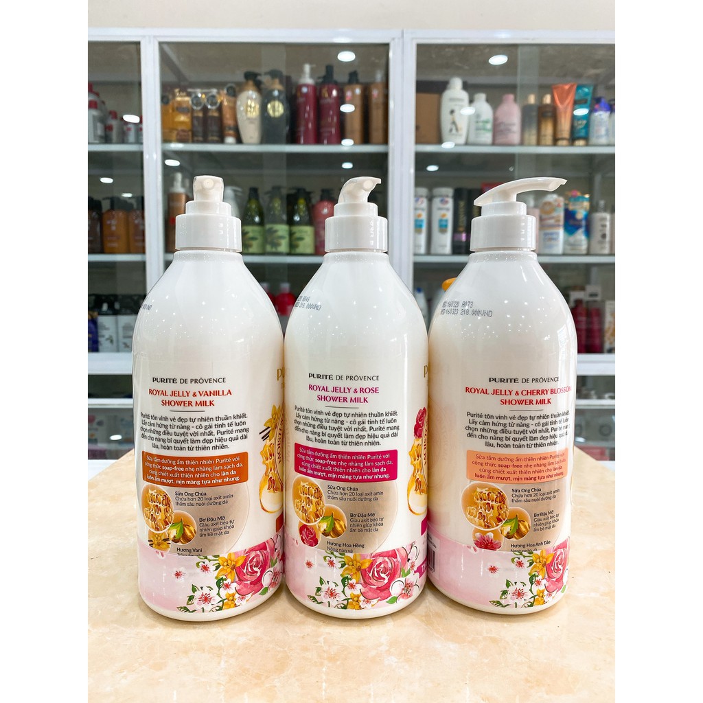 Sữa Tắm Dưỡng Ẩm Sữa Ong Chúa Purite Provence Chính Hãng Công Ty 850ml | BigBuy360 - bigbuy360.vn