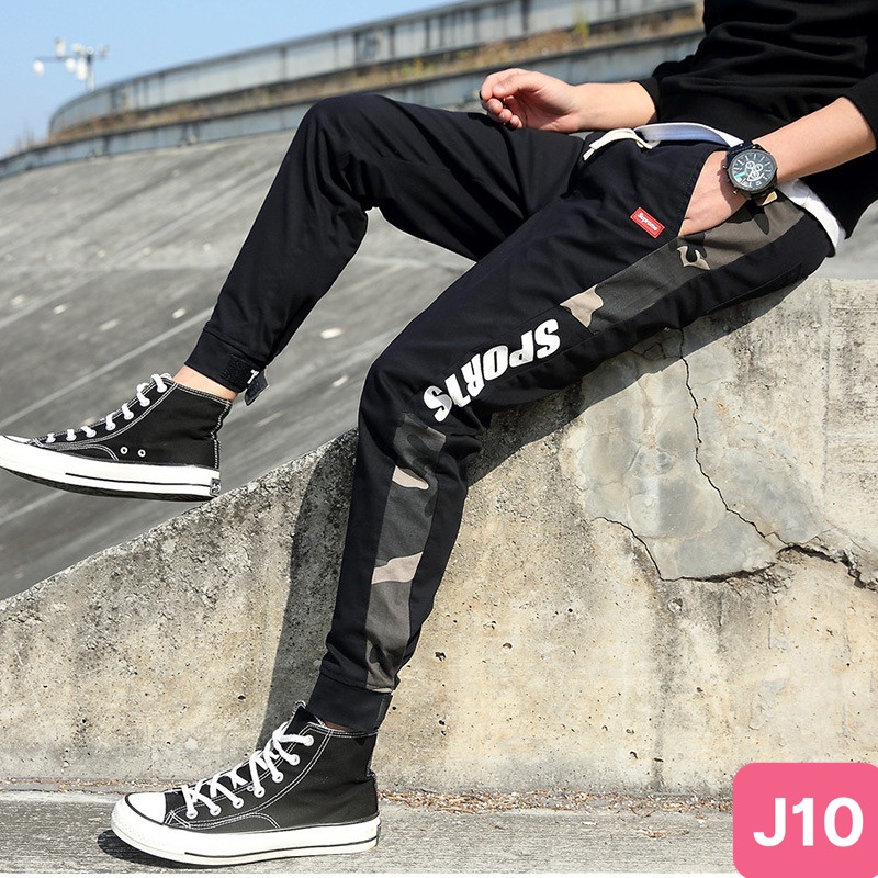 Quần jogger nam bo chân màu xám không rách gối chất kaki cao cấp co dãn 4 chiều, quần baggy nam 10Hado2 Nhiều mẫu mới