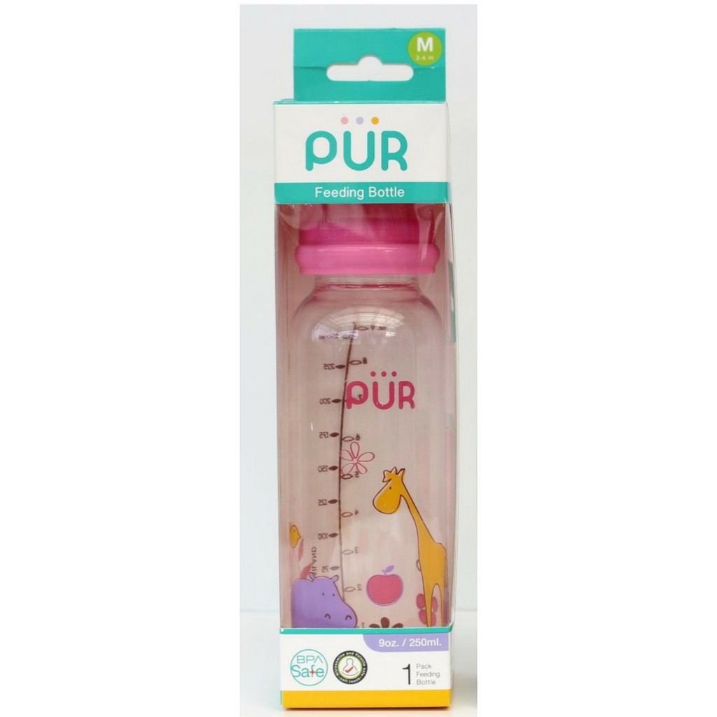 Bình sữa Pur cổ thường Feeding 250ml