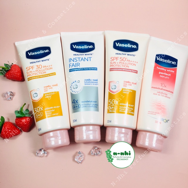 Sữa dưỡng thể VASELINE THÁI LAN - VASELINE 10X 30X 50X 4X