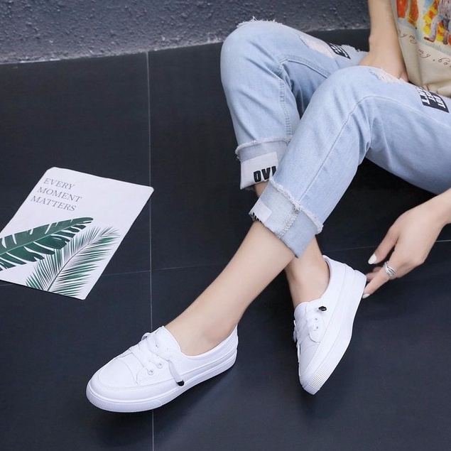 Giày thể thao nữ giá rẻ, giày đế bằng đẹp đi chơi xinh xắn G 146