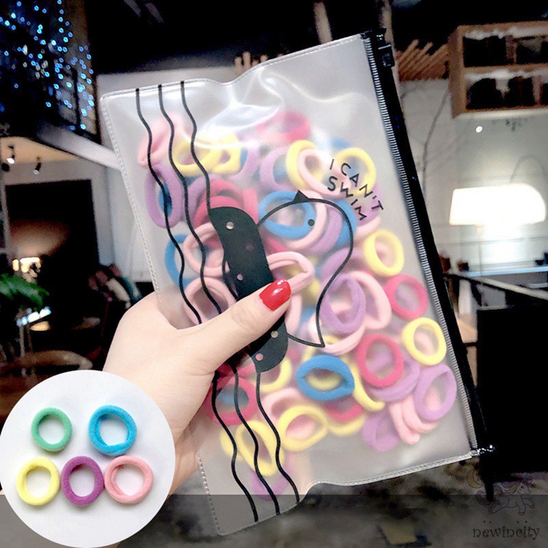 Dây thun cột tóc nhiều màu cho bé gái