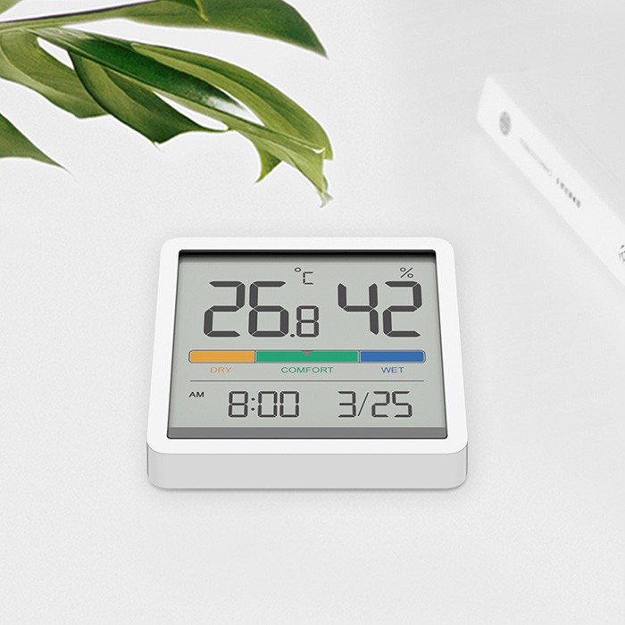 [2021] Đồng hồ Xiaomi, nhiệt ẩm kế MIIIW NK5253, màn hình lớn LCD 3.34 inch