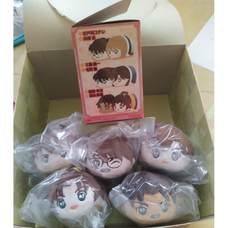 Móc gấu bông Conan Shinichi Ran Hattori Kazuha Mochimochi