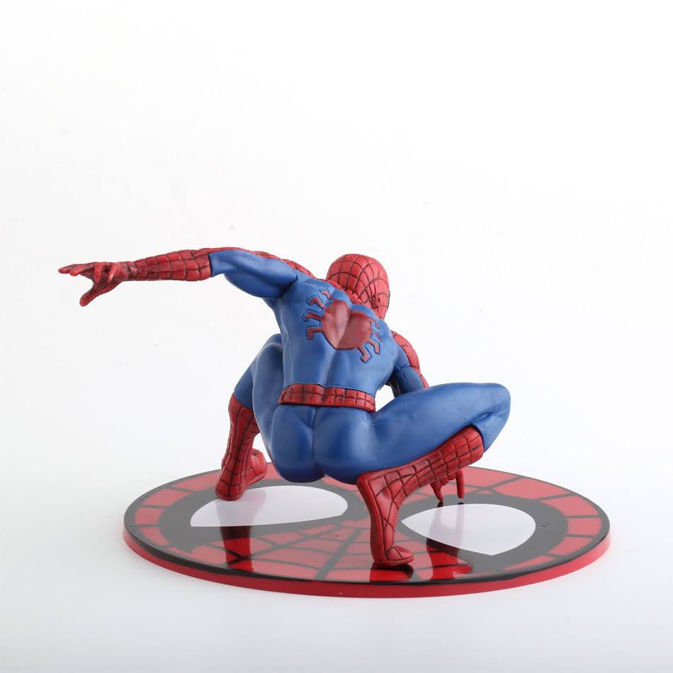 Mô hình Người Nhện | Tiểu cảnh Spider man Terrarium để bàn mini (Tặng chân đế)