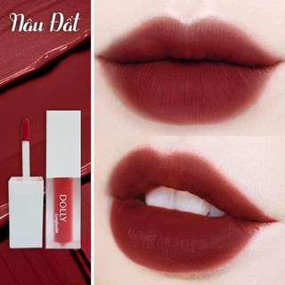 Đỏ Nâu Đất - Son Kem Dolly Đỏ Nâu Đất (tách set)