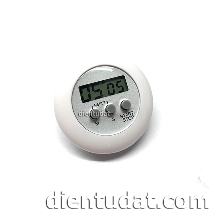 Đồng Hồ Bấm Giờ Báo Thức Mini Hiển Thị LCD