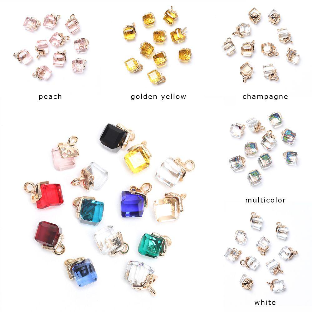 Bộ 10 Khối Lập Phương ESPO|Hạt Cườm 2mm Dùng Làm Vòng Đeo Tay DIY