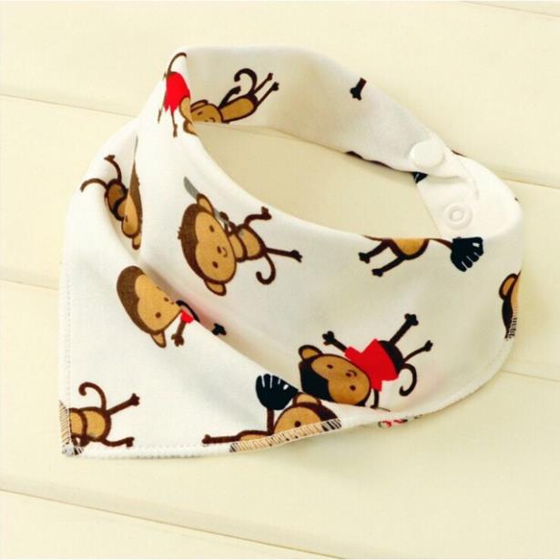 [Giá sỉ] Khăm Yếm Cotton Cao Cấp Có Cúc Mở Cho Bé