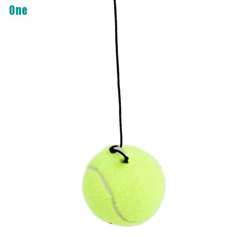 Quả bóng cao su đàn hồi có dây dùng luyện tập tennis