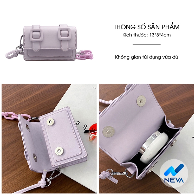 (MỚI) Túi nữ Mini Bag chất da mềm xinh xắn NEVA833