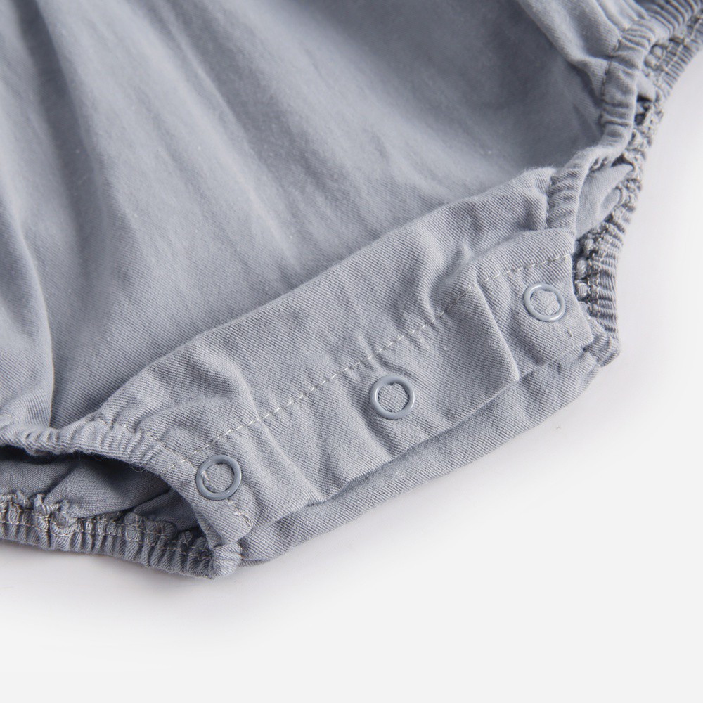 Sanlutoz Bộ Áo Liền Quần Cotton Tay Dài Dễ Thương Cho Bé Gái Sơ Sinh