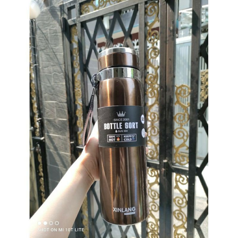 BÌNH GIỮ NHIỆT BOTTLE 100ML INOX 304 CAO CẤP , GIỮ NHIỆT 8 TIẾNG