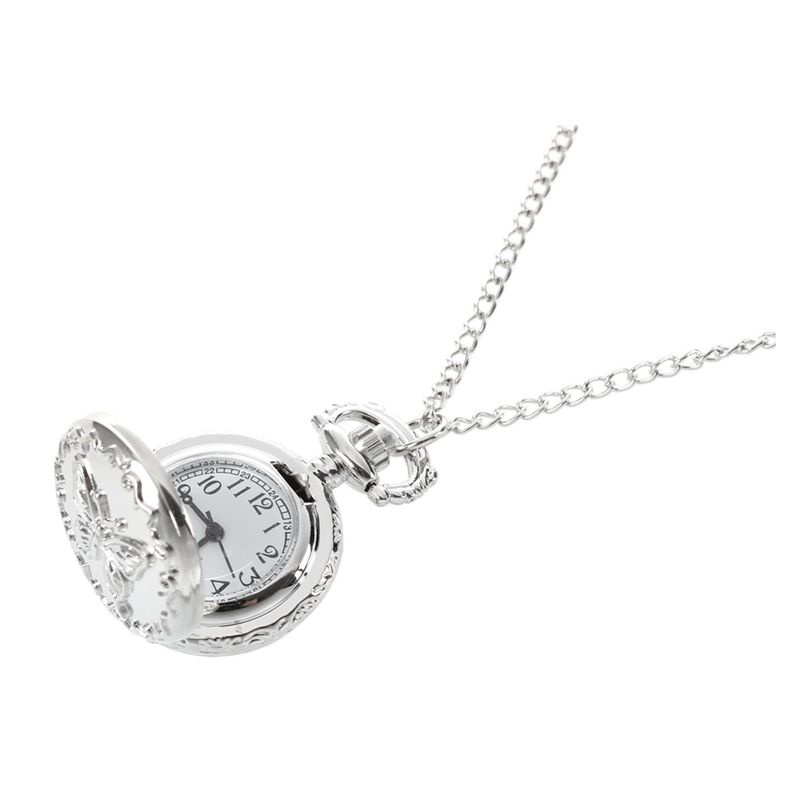 Đồng hồ quả quýt chạm khắc hình con bướm