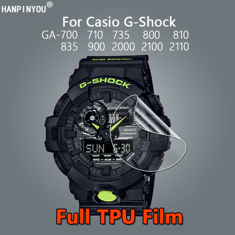 Set 1 / 3 / 5 / 10 Kính Cường Lực Bảo Vệ Màn Hình Gps Cho Đồng Hồ Casio Ga-700 Ga-710 Ga-735 Ga-800 Ga-810 835 900 Ga-2000 2100 2110