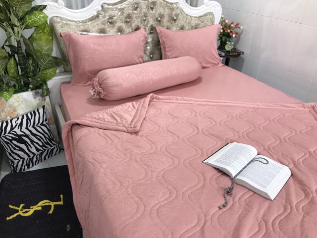 Bộ Drap Thun Gấm Hàn Quốc Thương Hiệu LATICO Cao Cấp  Có Sẵn 40 MÀU
