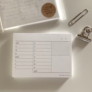 [Có Sẵn] Timetable Memo Pad