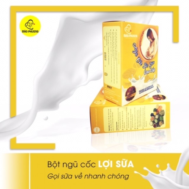 [SIÊU RẺ] COMBO 2 HỘP (1 kg) Ngũ cốc dinh dưỡng lợi sữa Bảo Phương (miễn ship)