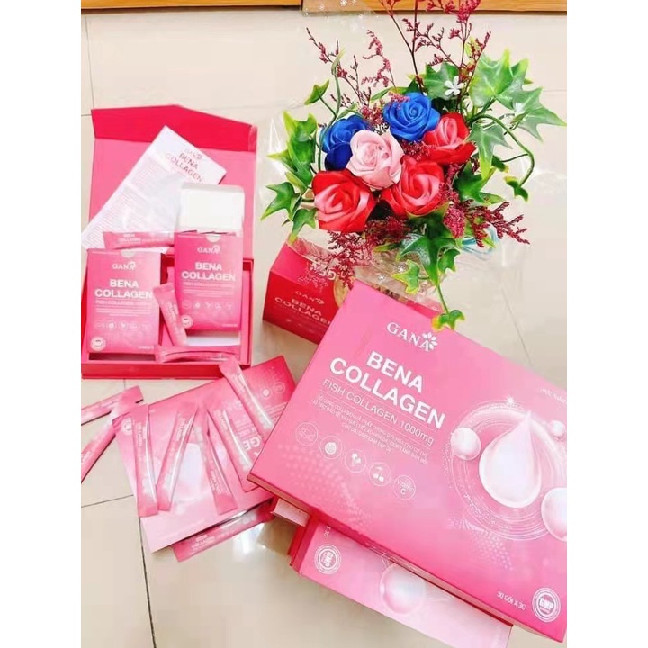 Bena collagen chính hãng giúp da trắng sáng căng bóng mịn màng