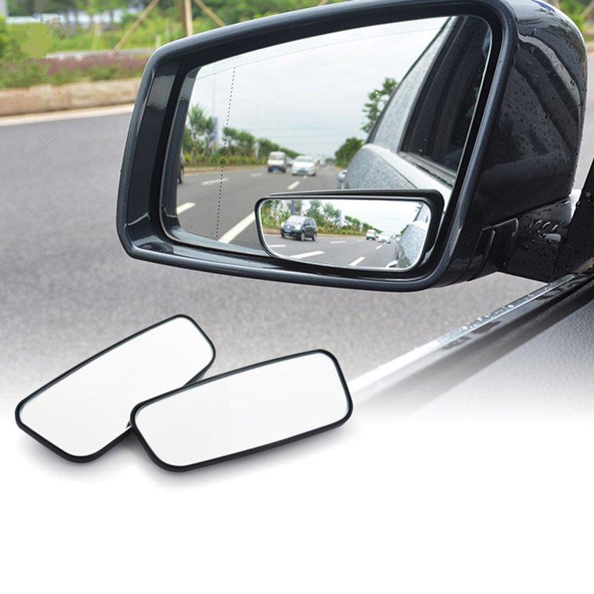 Gương cầu lồi chính hãng 3R tròn không viền, chữ nhật lắp gương chiếu hậu xe hơi oto