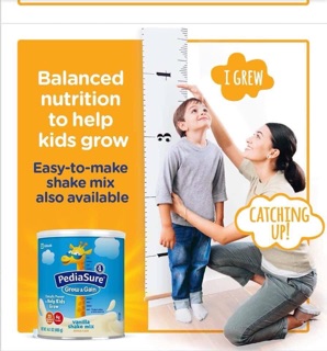 Sữa bột Pediasure Shake Mix hương Vanilla