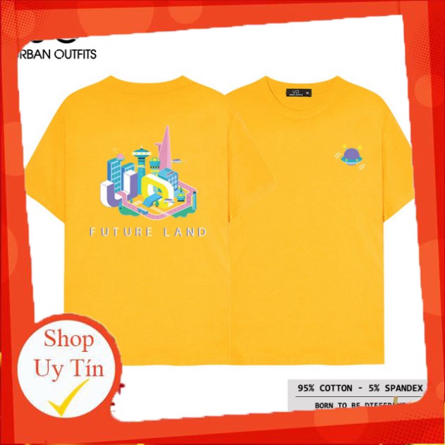 Áo Thun Tay Lỡ Nam Nữ Unisex Form Rộng Urban Outfits In Future Land ATO16 100 cotton