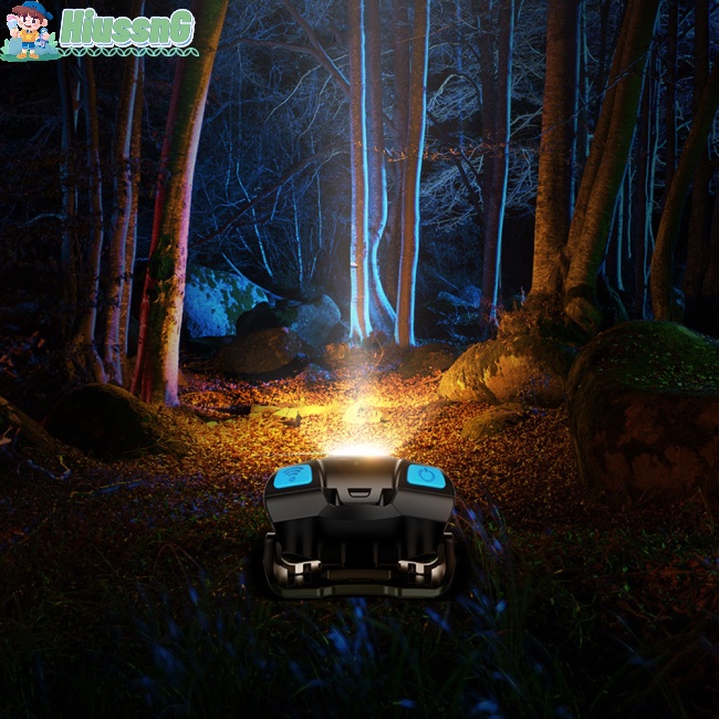 Đèn LED Đội Đầu Mini Sạc USB Chống Thấm Nước Có Cảm Biến Cho Hoạt Động Ngoài Trời