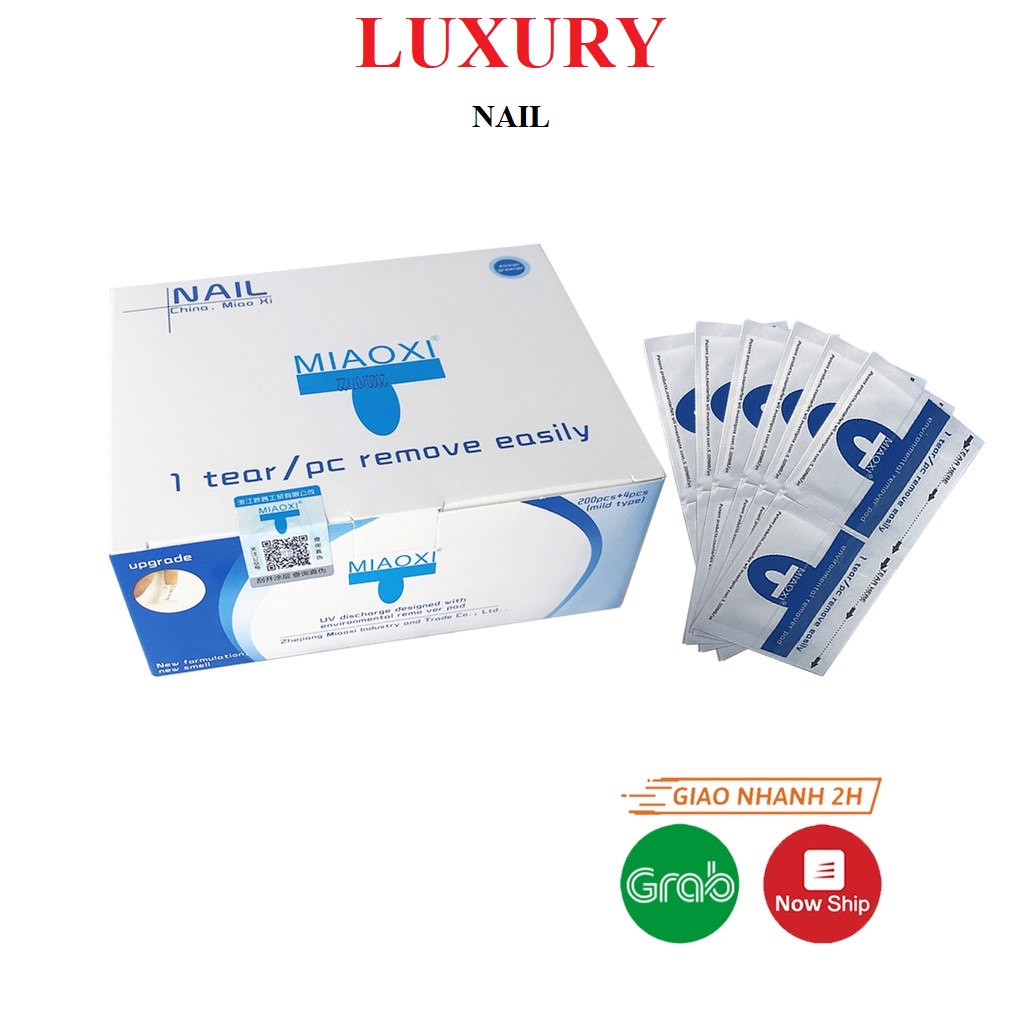 Hộp ủ tháo móng gel (loại 200 miếng)