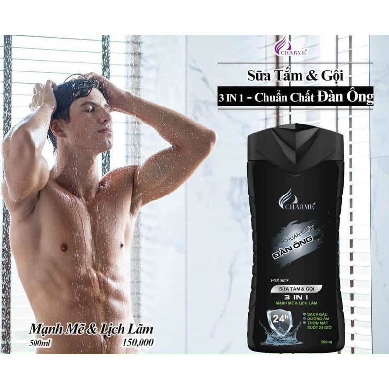 sữa tắm gội Cham 500ml