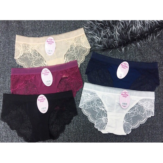 Quần lót su phối ren hoa mông vô cùng sexy gợi cảm MS8423