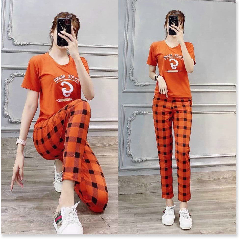 Set bộ thun Cotton NỮ DÀI MẶC NHÀ CỰC ĐẸP , 2021 KHÁNH AN STORE