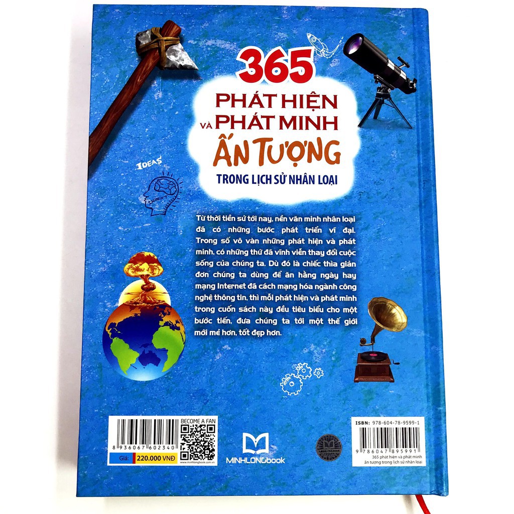 Sách - 365 Phát Hiện Và Phát Minh Ấn Tượng Trong Lịch Sử Nhân Loại