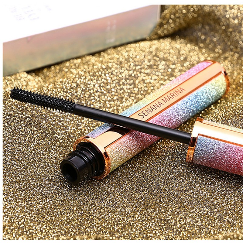 (Hàng Mới Về) Mascara Màu Đen Làm Cong Và Dài Mi Thiết Kế Vỏ Lấp Lánh Đẹp Mắt | BigBuy360 - bigbuy360.vn