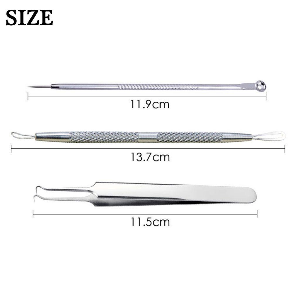 Bộ Dụng Cụ Hỗ Trợ Giảm Mụn Bằng Thép Không Gỉ Chuyên Nghiệp