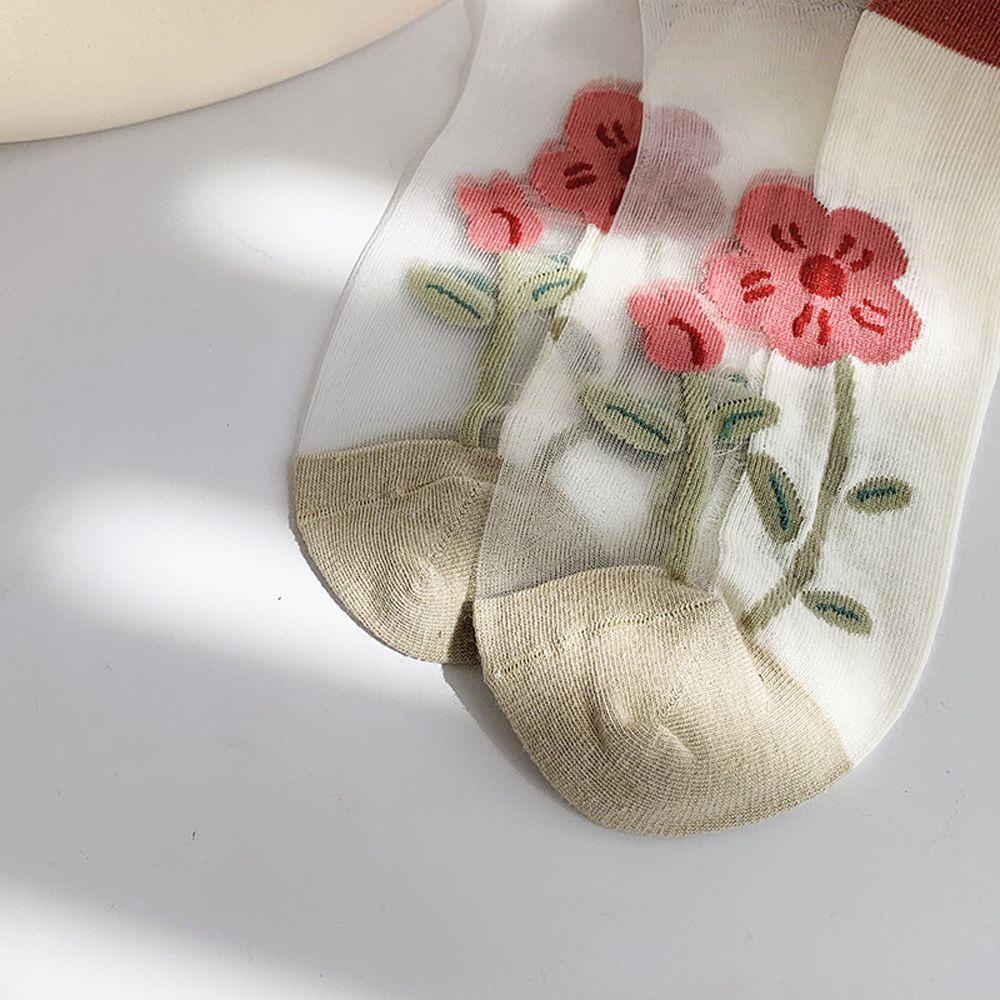 Vớ Lụa Màu Hồng Dễ Thương Phong Cách Lolita Cổ Điển Cho Nữ