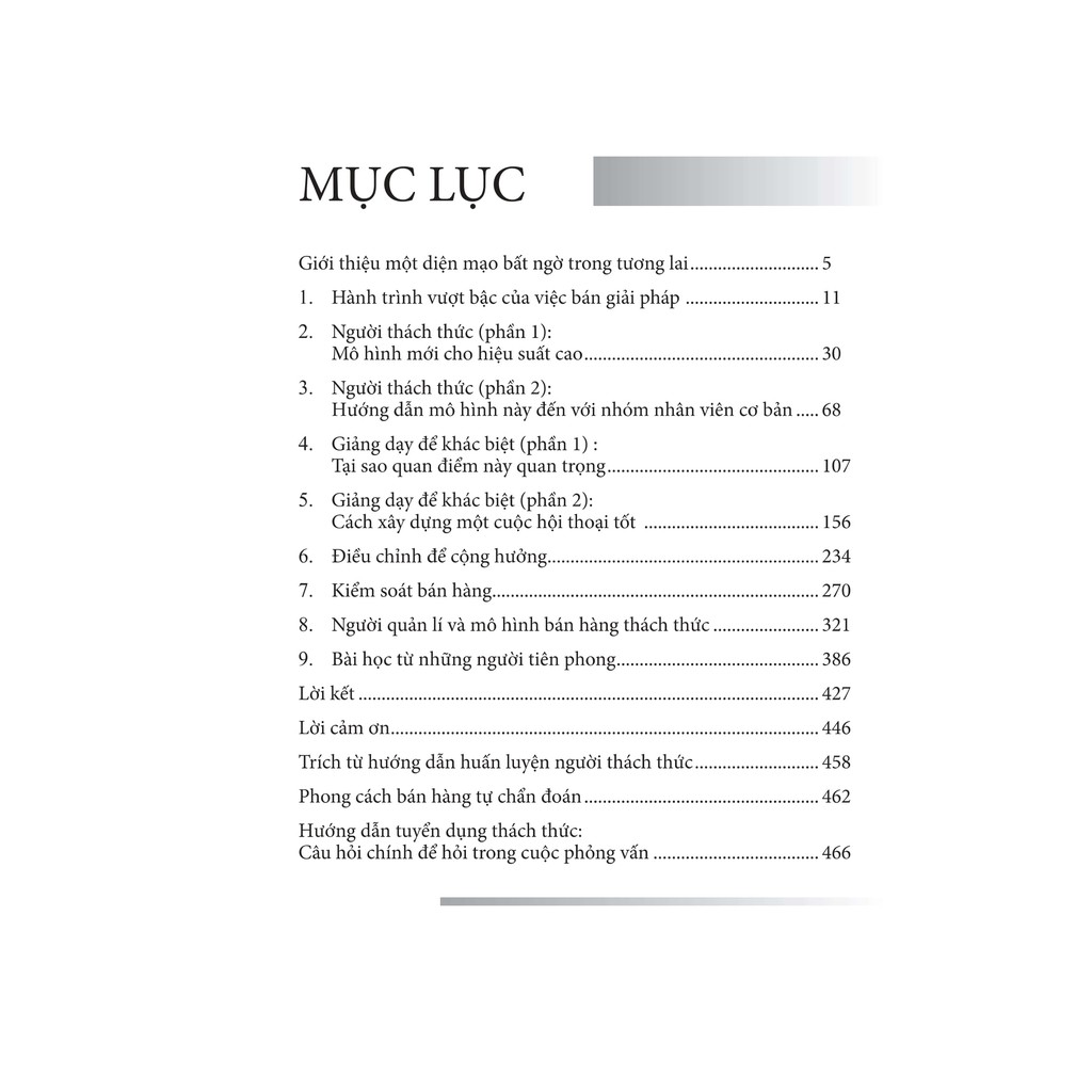 Sách-Thách thức bán hàng ,Để Làm Chủ Cuộc Đối Thoại Với Khách Hàng