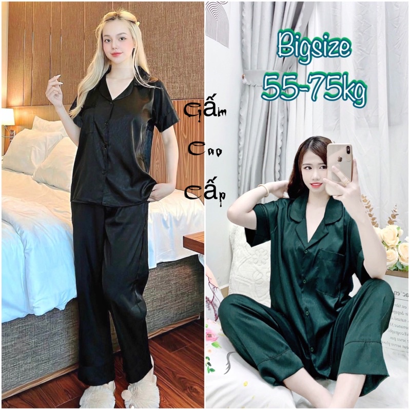 Đồ bộ Lụa Gấm Bigsize - Chuẩn size, chất đẹp