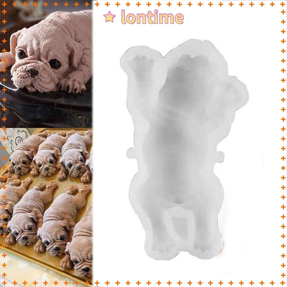 Khuôn Silicon Làm Bánh Hình Chú Chó 3d