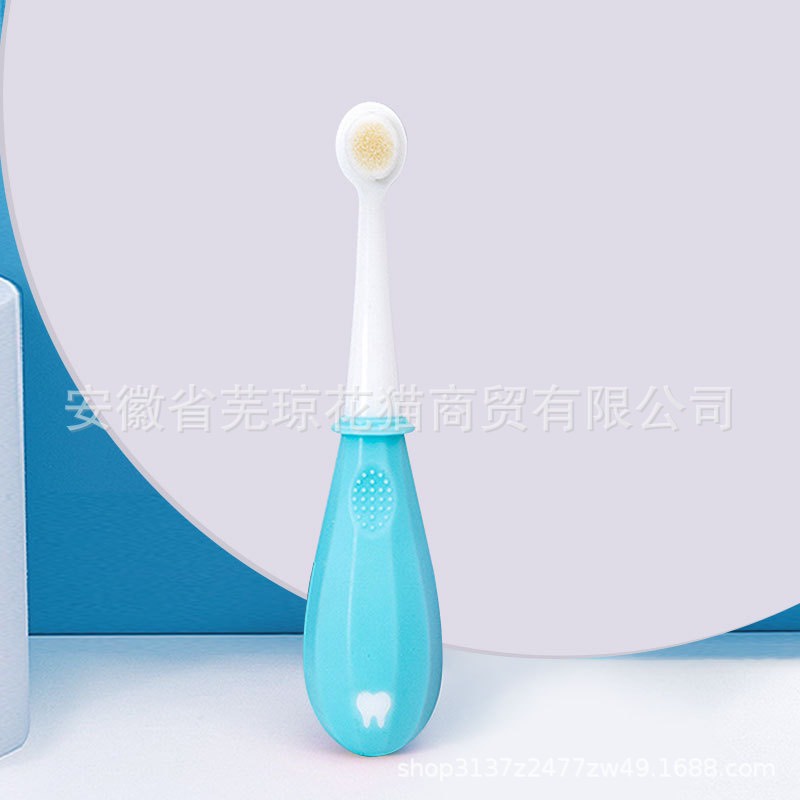 Bàn chải đánh răng trẻ em từ 1 đến 6 tuổi bằng lông tơ siêu mềm bảo vệ nướu cho bé bàn chải hình khinh khí cầu dễ thương